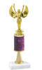 Glitter Column trophy  with pedestal.  Choice of glitter color,  trophy height and base.  Victory