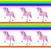 Unicorn  pattern  trophy with choice of trophy height and figure (051