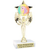 UNICORN TROPHY WITH 6 DESIGNS AVAILABLE AND CHOICE OF BASE. 6" TALL  (7517