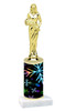 Snowflake  trophy with choice of trophy height and figure - winter 006