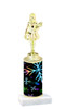 Snowflake  trophy with choice of trophy height and figure - winter 006