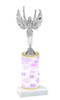 Snowflake  trophy with choice of trophy height and figure - winter 007