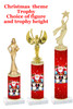 Santa  trophy with choice of trophy height and figure - winter 009