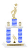 Winter theme  2-Column trophy.  Numerous trophy heights and figures available
