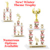  Winter theme  2-Column trophy.  Numerous trophy heights and figures available  (0011