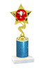  Valentine theme  Glitter Column trophy with choice of glitter color, trophy height and base.  cupid001