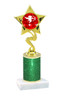  Valentine theme  Glitter Column trophy with choice of glitter color, trophy height and base.  cupid001