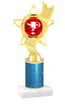  Valentine theme  Glitter Column trophy with choice of glitter color, trophy height and base.  cupid004