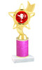  Valentine theme  Glitter Column trophy with choice of glitter color, trophy height and base.  cupid004