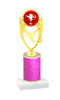  Valentine theme  Glitter Column trophy with choice of glitter color, trophy height and base.  cupid005