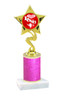  Valentine theme  Glitter Column trophy with choice of glitter color, trophy height and base.  love001