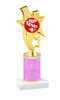  Valentine theme  Glitter Column trophy with choice of glitter color, trophy height and base.  love008