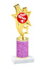  Valentine theme  Glitter Column trophy with choice of glitter color, trophy height and base.  love008