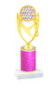  Valentine theme  Glitter Column trophy with choice of glitter color, trophy height and base.  Multi Hearts 005