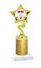 Valentine theme  Glitter Column trophy with choice of glitter color, trophy height and base. Happy Valentine's Day 2 - 001