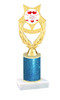 Valentine theme  Glitter Column trophy with choice of glitter color, trophy height and base. Happy Valentine's Day 2 - 009