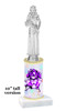Mardi Gras Theme trophy.  Numerous trophy heights and figures available.  (003