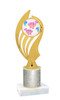 Glitter Column trophy with choice of glitter color, trophy height and base.  Summer theme PH-102-1
