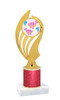 Glitter Column trophy with choice of glitter color, trophy height and base.  Summer theme PH-102-1