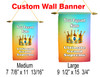 Custom Pageant Wall Banner.  Available in 2 sizes with numerous titles available.  003