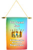 Custom Pageant Wall Banner.  Available in 2 sizes with numerous titles available.  003