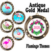 Flamingo theme medal.  Includes free engraving and neck ribbon.  (Flamingo - 930