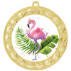 Flamingo theme medal.  Includes free engraving and neck ribbon.  (Flamingo - 935g