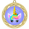 Unicorn theme medal.  Includes free engraving and neck ribbon.  (Unicorn 938g