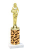 Go "wild" with your awards!  Animal Print Trophy with choice of figure and trophy height.  Trophy heights starts at 10" tall  (001)