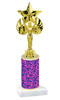 Go "wild" with your awards!  Animal Print Trophy with choice of figure and trophy height.  Trophy heights starts at 10" tall  (002