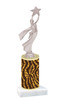 Go "wild" with your awards!  Animal Print Trophy with choice of figure and trophy height.  Trophy heights starts at 10" tall  (004