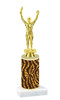 Go "wild" with your awards!  Animal Print Trophy with choice of figure and trophy height.  Trophy heights starts at 10" tall  (004