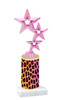 Go "wild" with your awards!  Animal Print Trophy with choice of figure and trophy height.  Trophy heights starts at 10" tall  (008