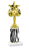 Go "wild" with your awards!  Animal Print Trophy with choice of figure and trophy height.  Trophy heights starts at 10" tall  (015