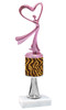 Go "wild" with your awards!  Animal Print Trophy with choice of figure and trophy height.  Trophy heights starts at 10" tall  (stem004