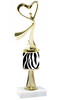 Go "wild" with your awards!  Animal Print Trophy with choice of figure and trophy height.  Trophy heights starts at 10" tall  (stem015