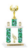 Animal Print 2-Column trophy with choice of trophy height and numerous figures available.  Go "Wild" with your awards!  (003