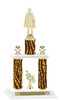 Animal Print 2-Column trophy with choice of trophy height and numerous figures available.  Go "Wild" with your awards!  (004