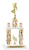 Animal Print 2-Column trophy with choice of trophy height and numerous figures available.  Go "Wild" with your awards!  (005
