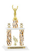 Animal Print 2-Column trophy with choice of trophy height and numerous figures available.  Go "Wild" with your awards!  (005