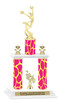 Animal Print 2-Column trophy with choice of trophy height and numerous figures available.  Go "Wild" with your awards!  (006