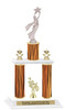  Animal Print 2-Column trophy with choice of trophy height and numerous figures available.  Go "Wild" with your awards!  (007