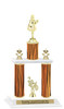  Animal Print 2-Column trophy with choice of trophy height and numerous figures available.  Go "Wild" with your awards!  (007