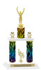 Animal Print 2-Column trophy with choice of trophy height and numerous figures available.  Go "Wild" with your awards!  (008