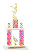 Animal Print 2-Column trophy with choice of trophy height and numerous figures available.  Go "Wild" with your awards!  (011