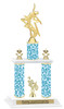 Animal Print 2-Column trophy with choice of trophy height and numerous figures available.  Go "Wild" with your awards!  (012