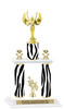 Animal Print 2-Column trophy with choice of trophy height and numerous figures available.  Go "Wild" with your awards!  (014