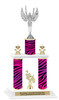  Animal Print 2-Column trophy with choice of trophy height and numerous figures available.  Go "Wild" with your awards!  (015