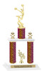  Animal Print 2-Column trophy with choice of trophy height and numerous figures available.  Go "Wild" with your awards!  (016