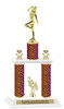  Animal Print 2-Column trophy with choice of trophy height and numerous figures available.  Go "Wild" with your awards!  (016